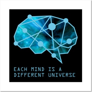 Each Mind is a Different Universe - Ver. 2 Posters and Art